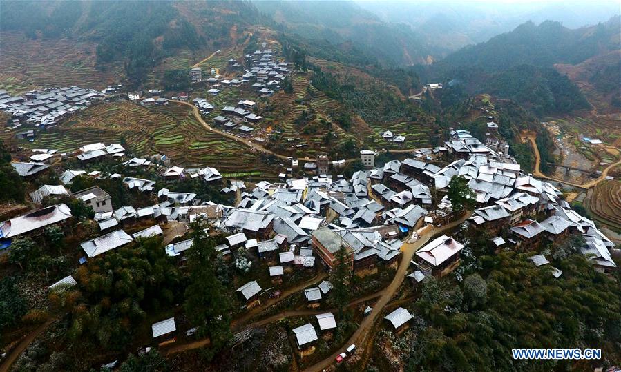 CHINA-GUANGXI-RONGSHUI-SNOWFALL (CN)