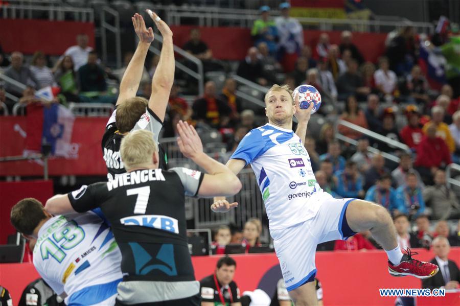 (SP)CROATIA-ZAGREB-HANDBALL-EHF EURO 2018-SLO VS GER