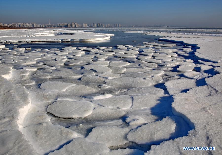 CHINA-HEBEI-QINHUANGDAO-SEA ICE (CN)