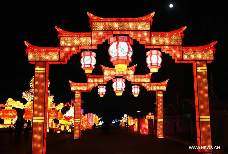 #CHINA-KUNMING-SPRING FESTIVAL-LIGHT SHOW (CN)