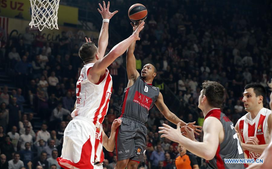 (SP)SERBIA-BELGRADE-BASKETBALL-EUROLEAGUE-CRVENA ZVEZDA VS ARMANI