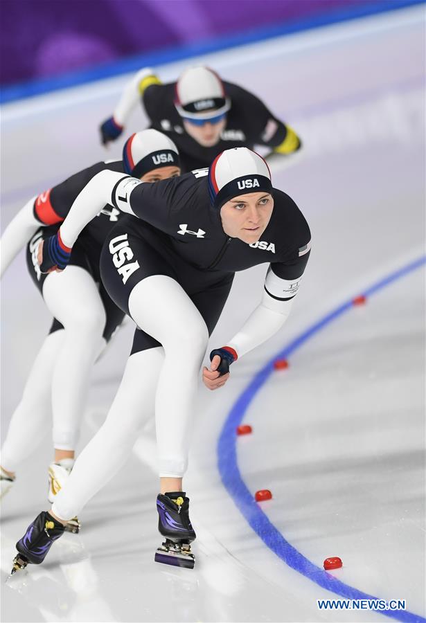 (SP)OLY-SOUTH KOREA-PYEONGCHANG-SPEED SKATING-LADIES' TEAM PURSUIT