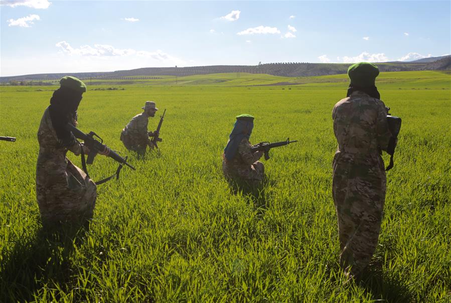 SYRIA-AFRIN-TURKEY-MILITARY OPERATION-WOMAN FIGHTER