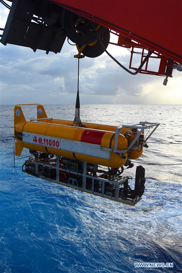 CHINA-UNMANNED SUBMERSIBLE-HAILONG 11000-SEA TEST (CN)