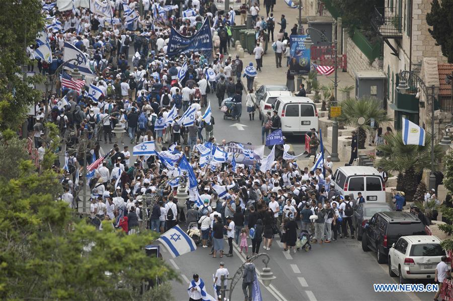 MIDEAST-JERUSALEM-JERUSALEM DAY