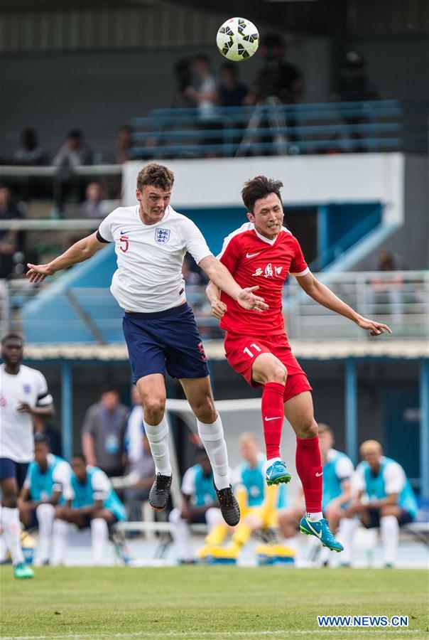 (SP)FRANCE-AUBAGNE-SOCCER-TOULON TOURNAMENT 2018-CHINA-ENGLAND