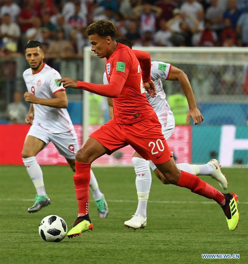 (SP)RUSSIA-VOLGOGRAD-2018 WORLD CUP-GROUP G-TUNISIA VS ENGLAND