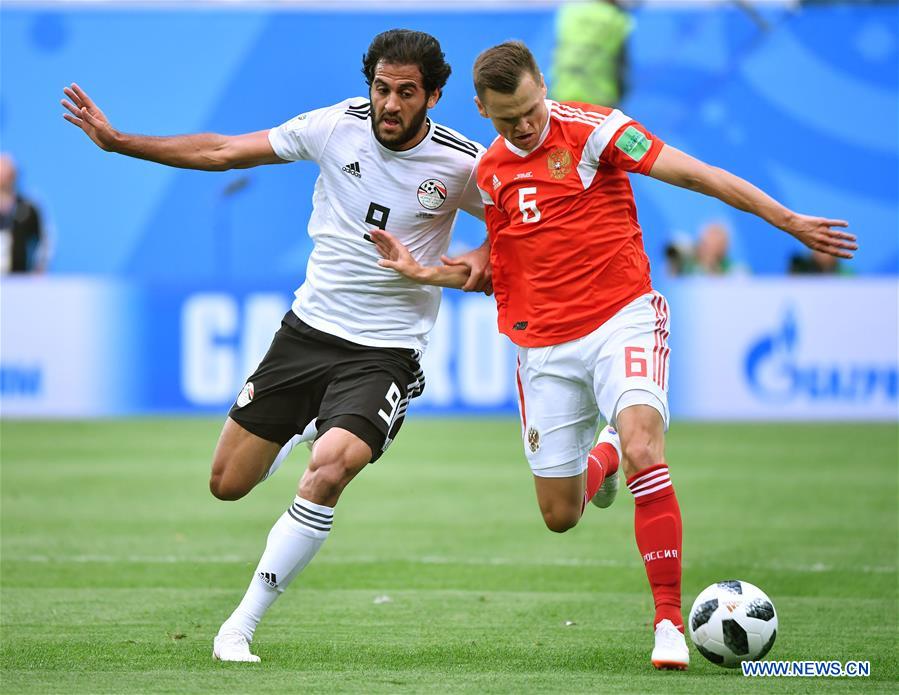 (SP)RUSSIA-SAINT PETERSBURG-2018 WORLD CUP-GROUP A-RUSSIA VS EGYPT