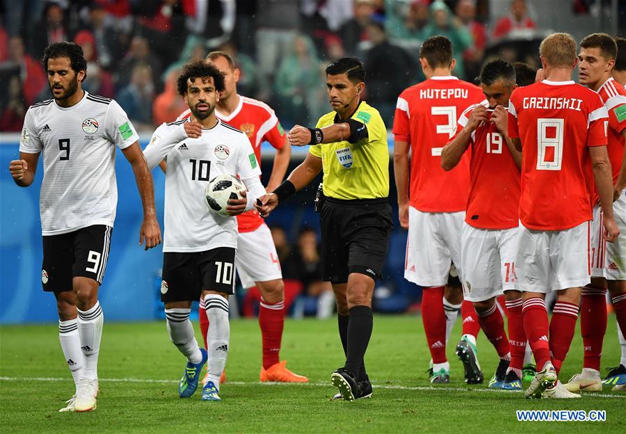 (SP)RUSSIA-SAINT PETERSBURG-2018 WORLD CUP-GROUP A-RUSSIA VS EGYPT