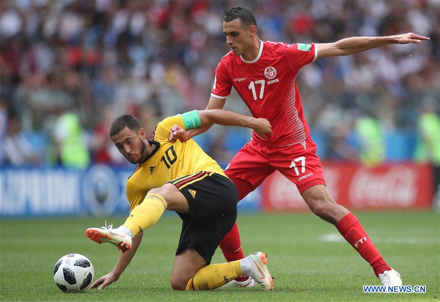 (SP)RUSSIA-MOSCOW-2018 WORLD CUP-GROUP G-BELGIUM VS TUNISIA