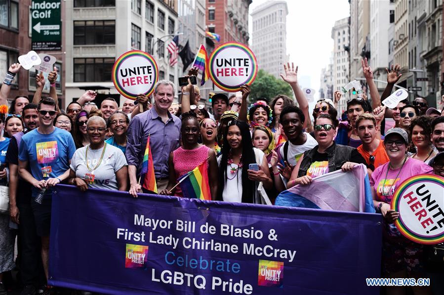 U.S.-NEW YORK-PRIDE PARADE