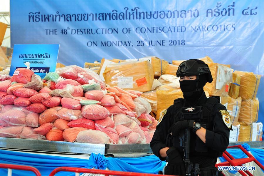 THAILAND-AYUTTHAYA-ANTI-DRUGS