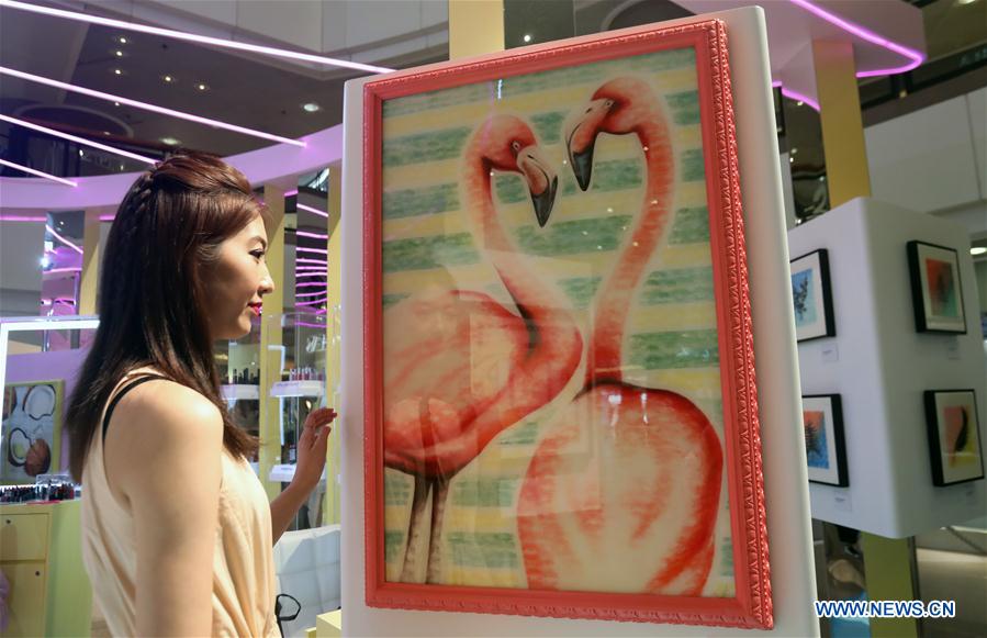 CHINA-HONG KONG-ART-LIPSTICK-ALEXIS FRASER-EXHIBITION (CN)