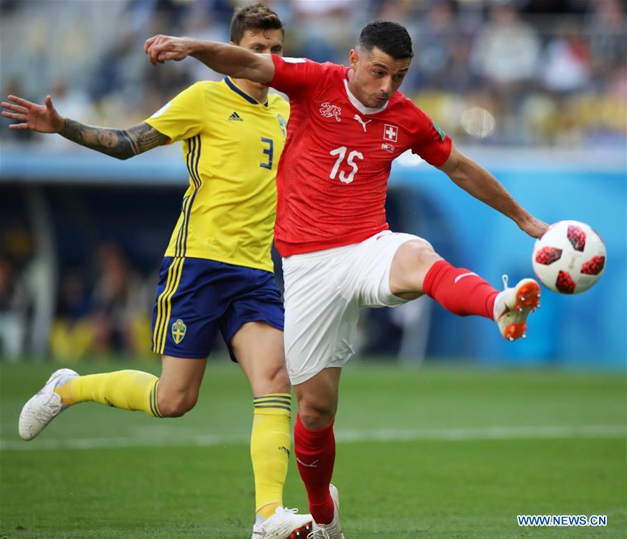 (SP)RUSSIA-SAINT PETERSBURG-2018 WORLD CUP-ROUND OF 16-SWITZERLAND VS SWEDEN