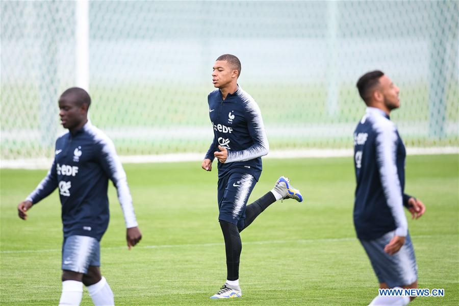 (SP)RUSSIA-MOSCOW-2018 WORLD CUP-FRANCE-TRAINING