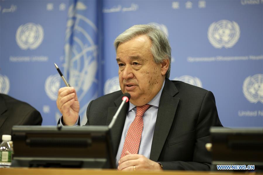 UN-ANTONIO GUTERRES-PRESS CONFERENCE