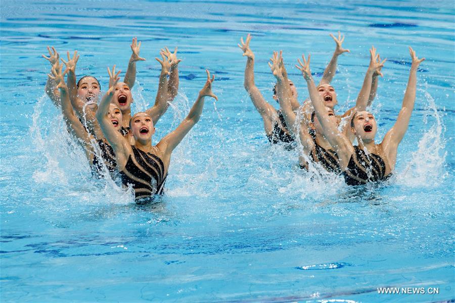 (SP)HUNGARY-BUDAPEST-FINA-ARTISTIC SWIMMING-WORLD JUNIOR CHAMPIONSHIPS-DAY 3