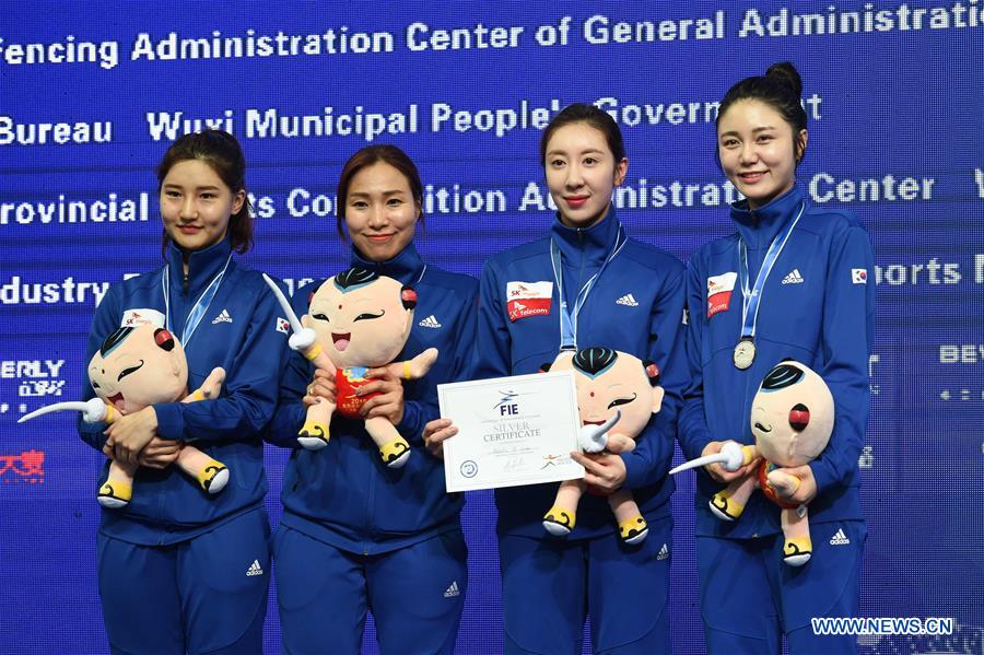 (SP)CHINA-JIANGSU-WUXI-FENCING-WORLD CHAMPIONSHIPS(CN)