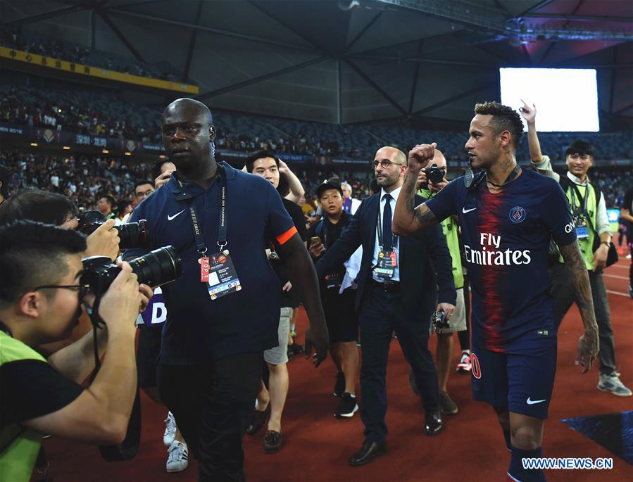 (SP)CHINA-SHENZHEN-SOCCER-FRENCH TROPHY OF CHAMPIONS (CN)