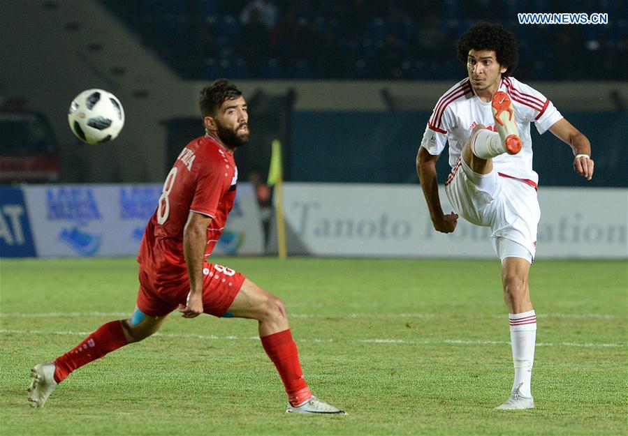 (SP)INDONESIA-BANDUNG-ASIAN GAMES-FOOTBALL-UAE VS SYRIA