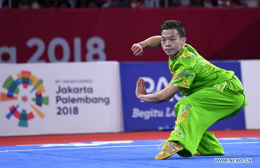 (SP)INDONESIA-JAKARTA-ASIAN GAMES-WUSHU-MEN’S CHANGQUAN