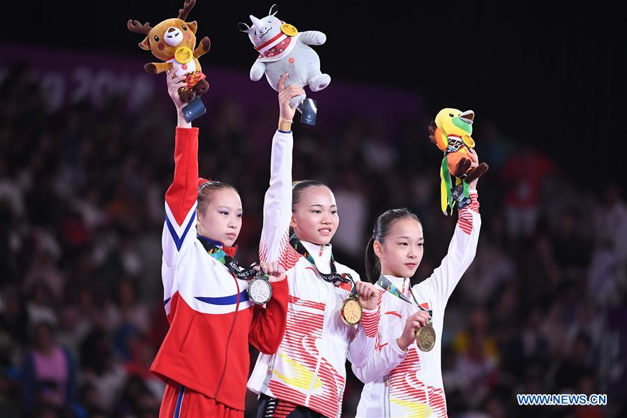 (SP)INDONESIA-JAKARTA-ASIAN GAMES-ARTISTIC GYMNASTICS