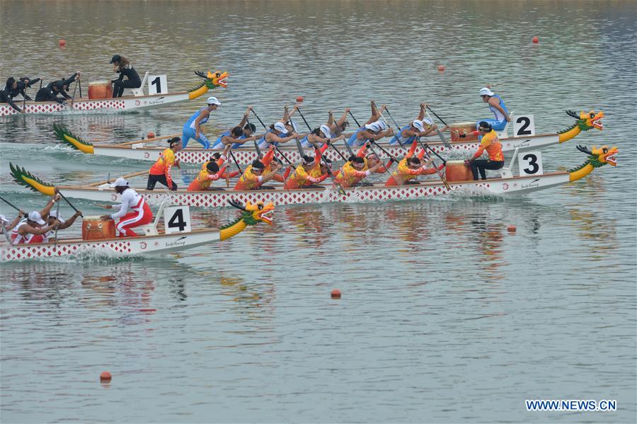 (SP)INDONESIA-PALEMBANG-ASIAN GAMES-WOMEN'S CANOE TBR 200M-FINAL