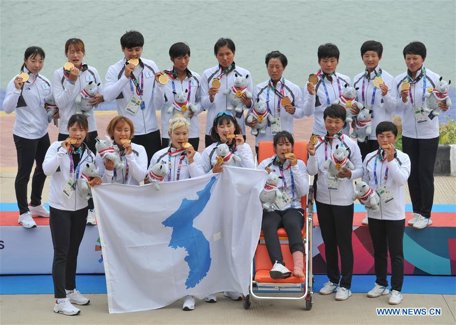 (SP)INDONESIA-PALEMBANG-ASIAN GAMES-WOMEN’S CANOE TBR 500M-FINAL