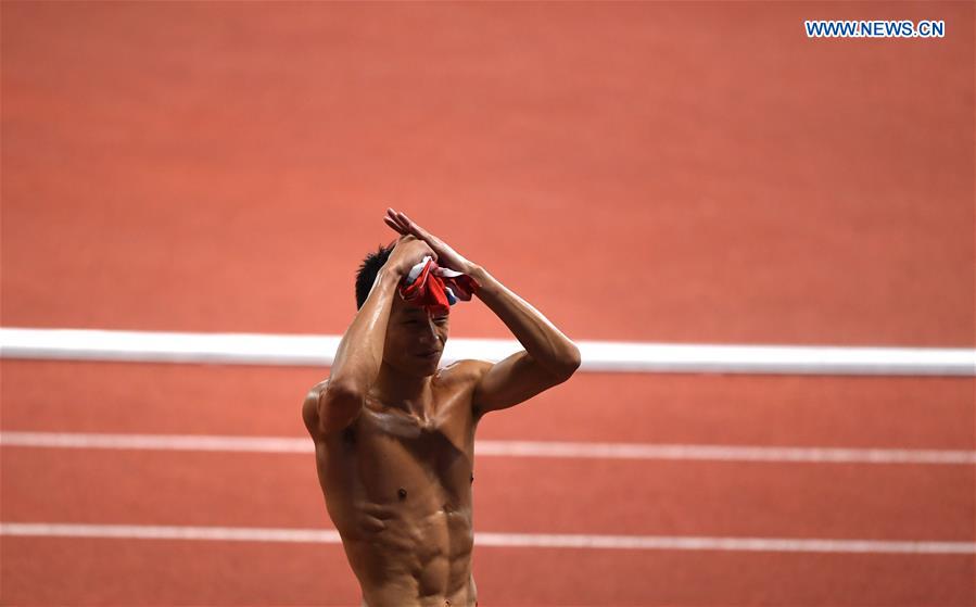 (SP)INDONESIA-JAKARTA-ASIAN GAMES-ATHLETICS-MEN'S DECATHLON