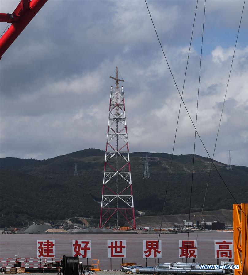 CHINA-ZHEJIANG-WORLD'S HIGHEST POWER PYLON (CN)