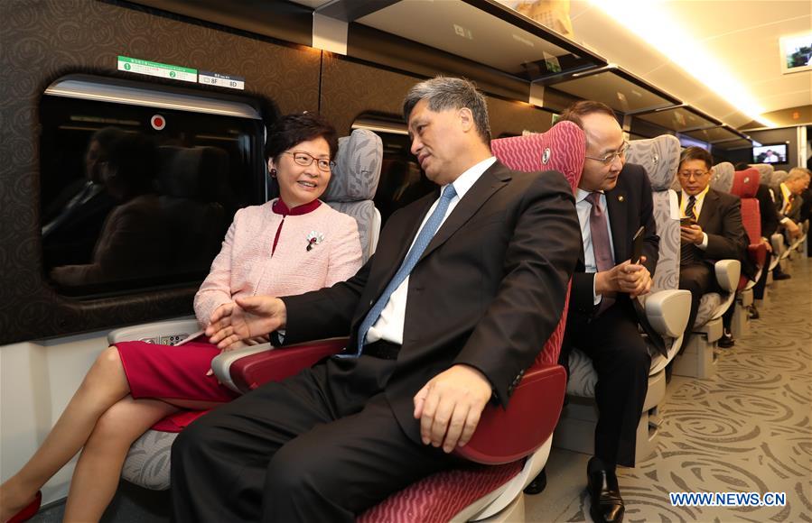 CHINA-HONG KONG-HIGH SPEED RAIL-OPENING (CN)