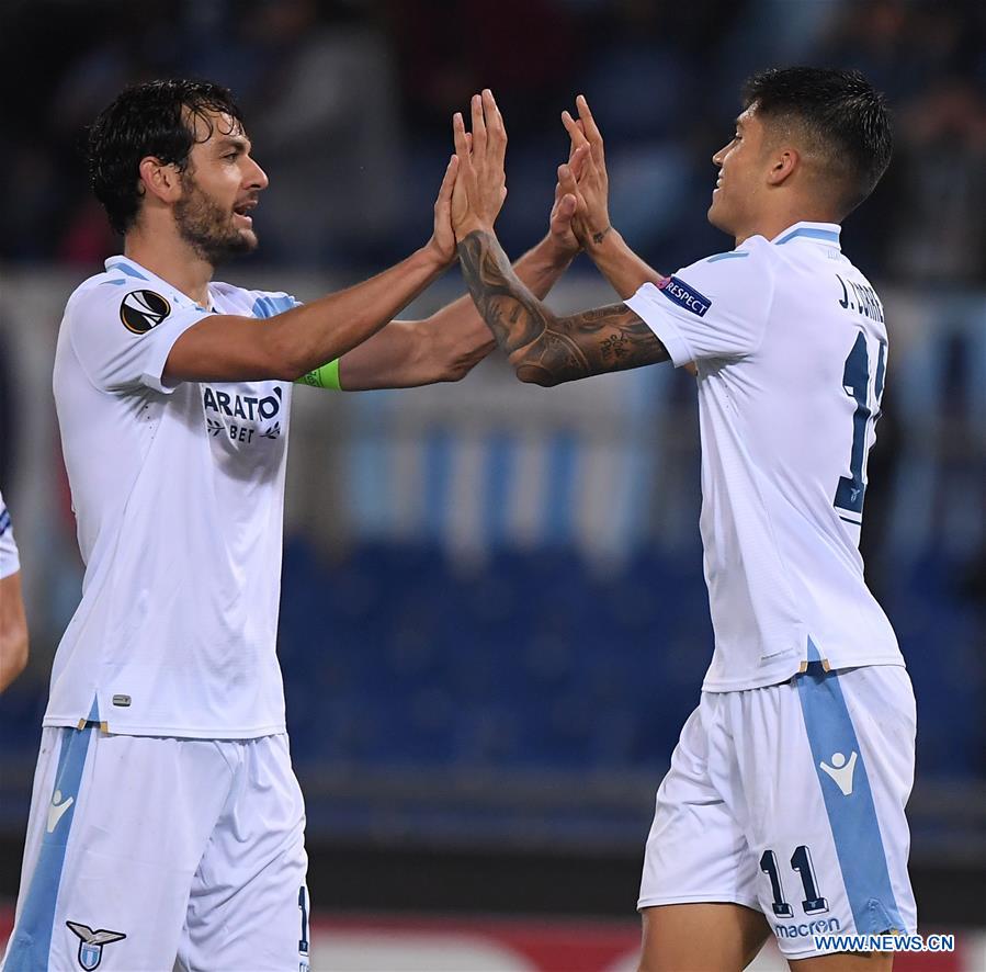 (SP)ITALY-ROME-SOCCER-UEFA EUROPA LEAGUE-LAZIO VS MARSEILLE