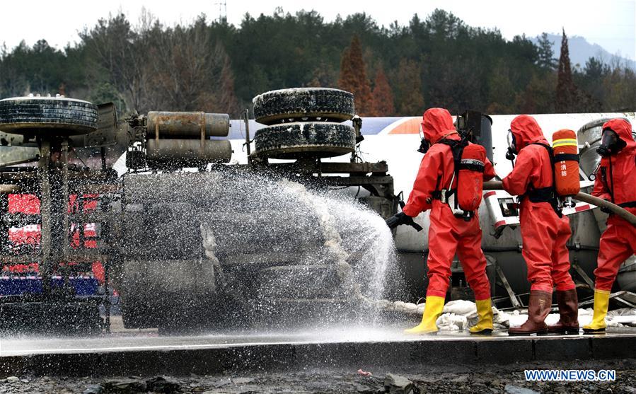 CHINA-SHAANXI-HAZARDOUS CHEMICALS-EXERCISE (CN)