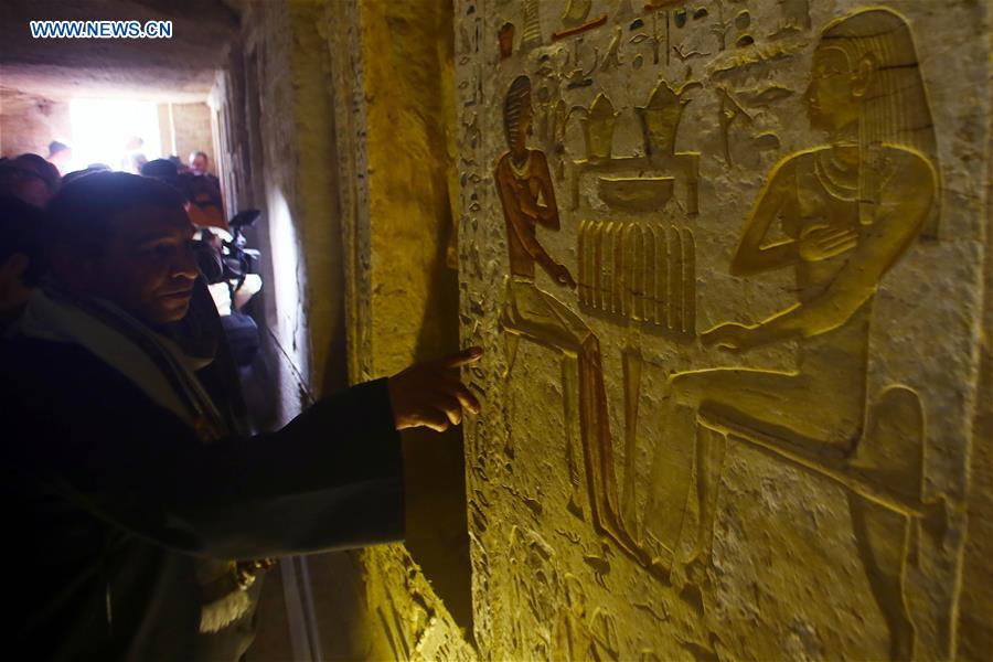 EGYPT-GIZA-PHARAONIC TOMB-DISCOVERY