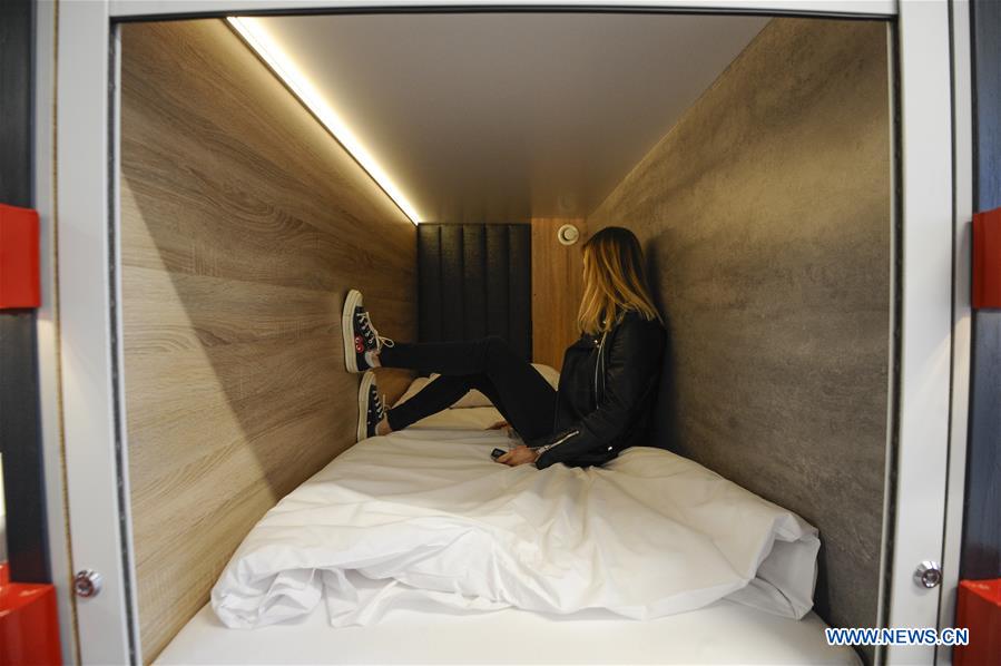 POLAND-WARSAW-CAPSULE HOTEL