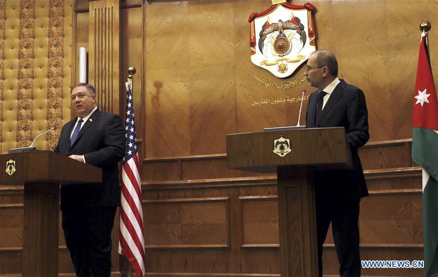 JORDAN-AMMAN-U.S.-SECRETARY OF STATE-MIKE POMPEO-VISIT