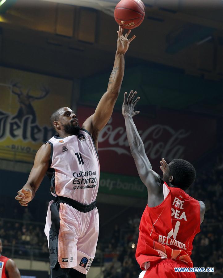 (SP)SERBIA-BELGRADE-BASKETBALL-EUROCUP-CRVENA ZVEZDA VS VALENCIA