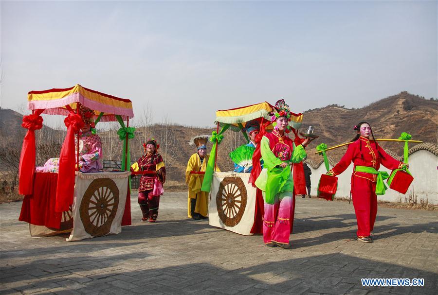 CHINA-HEBEI-LUNAR NEW YEAR-REHEARSAL (CN)