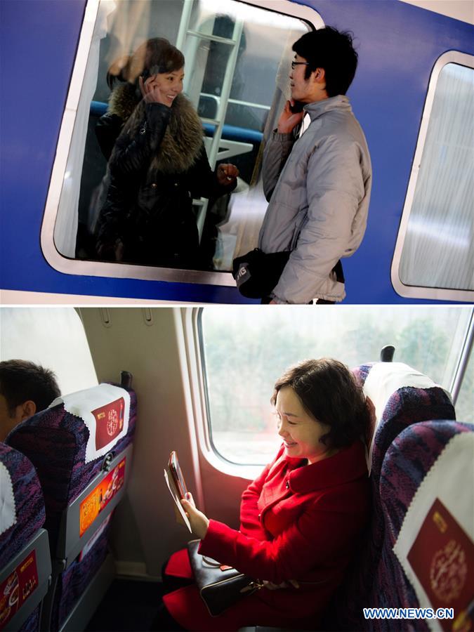 (MOMENTS FOREVER)CHINA-SPRING FESTIVAL-TRAINS-NOW AND THEN (CN)