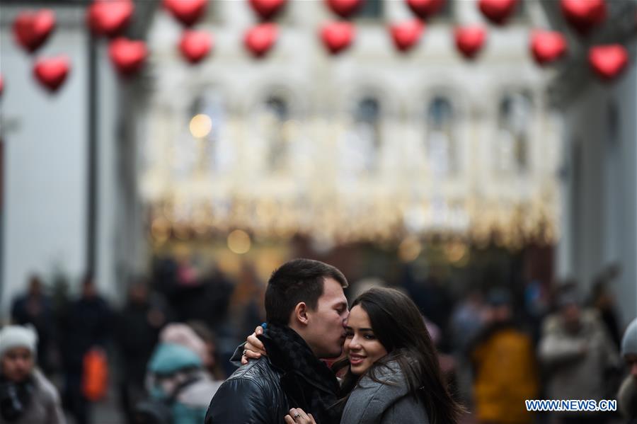 RUSSIA-MOSCOW-VALENTINE'S DAY