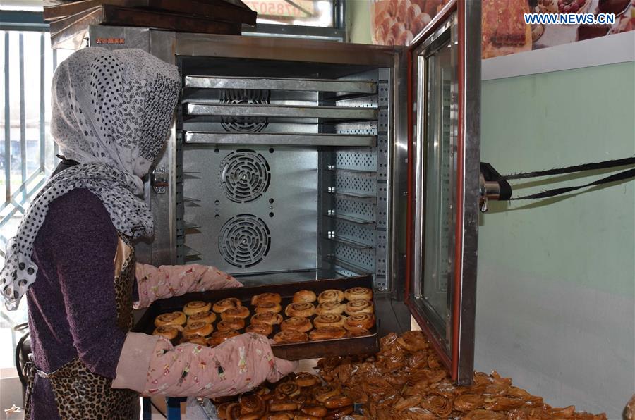 AFGHANISTAN-BALKH-CAKE FACTORY