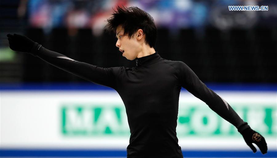 (SP)JAPAN-SAITAMA-FIGURE SKATING-WORLD CHAMPIONSHIPS-TRAINING