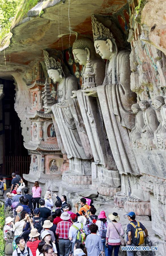 CHINA-CHONGQING-DAZU ROCK CARVING-TOURISM (CN)