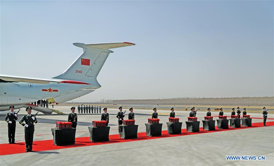 CHINA-SHENYANG-CPV SOLDIERS-REMAINS-RETURN (CN)