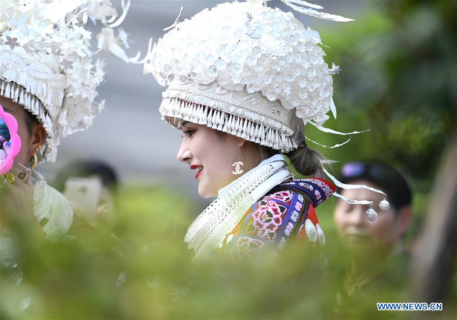 #CHINA-GUIZHOU-MIAO ETHNIC GROUP-SISTERS FESTIVAL (CN)