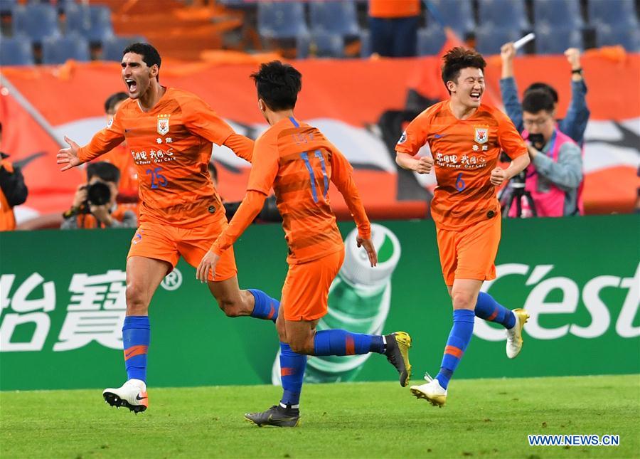 (SP)CHINA-SHANDONG-JINAN-SOCCER-AFC CHAMPIONS LEAGUE-GROUP E