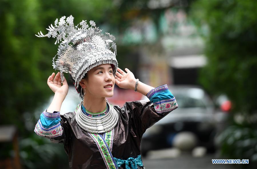 CHINA-GUANGXI-MIAO ETHNIC GROUP-SILVER ORNAMENTS (CN)