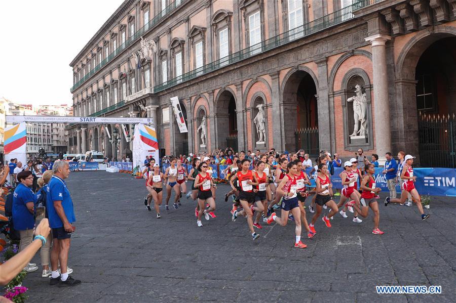 (SP)ITALY-NAPLES-SUMMER UNIVERSIADE-ATHLETICS-WOMEN'S HALF MARATHON-FINAL