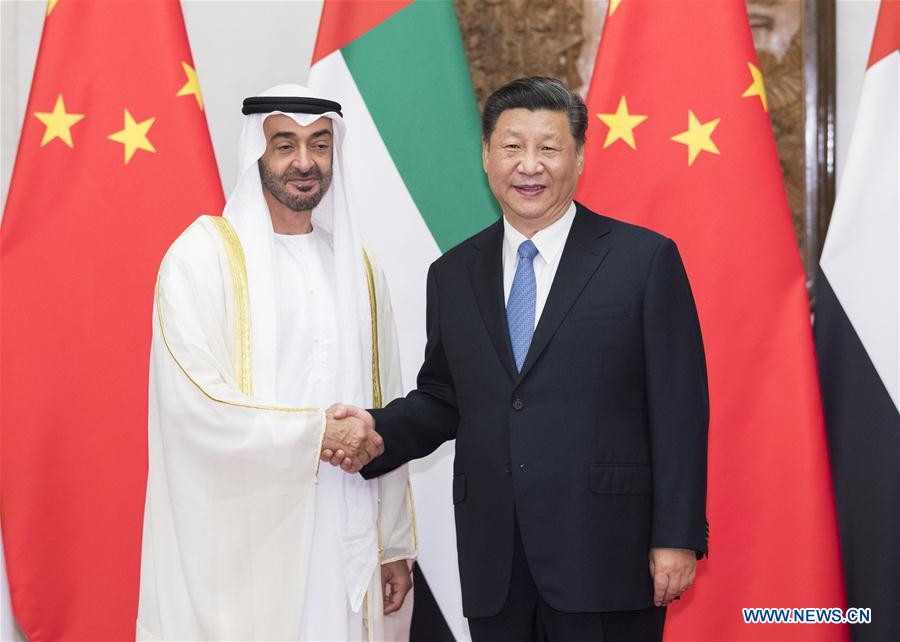 CHINA-BEIJING-XI JINPING-CROWN PRINCE OF ABU DHABI-MEETING (CN)