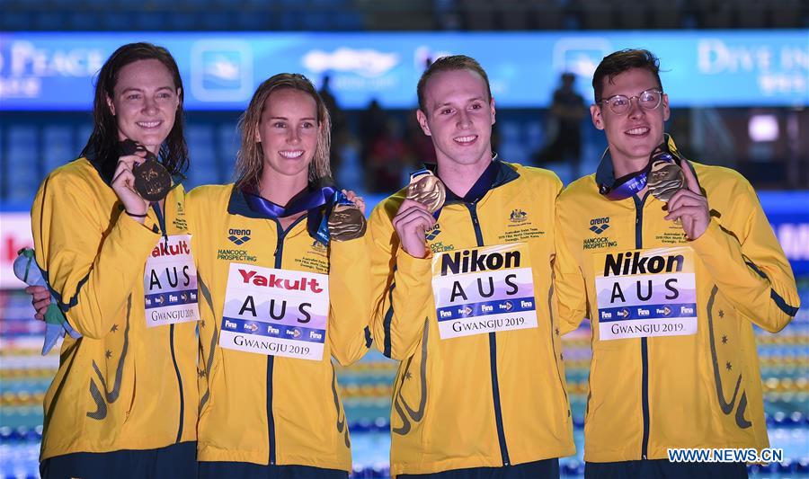 (SP)SOUTH KOREA-GWANGJU-FINA WORLD CHAMPIONSHIPS-SWIMMING-DAY 4